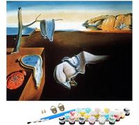 ZHXXFD Dipingere Con I Numeri Adulti Quadri Famosi Salvador Dali - Pittore Surrealista Spagnolo,Kit Per Pitturare Su Tela Paesaggio Bambini Ragazza,40X50Cm,A10