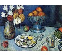 Zhyaunz Dipingi con i Numeri Kit Pablo Picasso Frutta e Fiori Pittura Diamante 5D Fai da Te Rotonda con Strass Ricamo Decorazioni da Parete Regalo 30x40cm