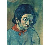 Zhyaunz Dipingi con i Numeri Kit Pablo Picasso Ritratto di Donna Fai da Te Pittura Diamante 5D Rotonda con Strass Ricamo Decorazioni da Parete Regalo 40x50cm