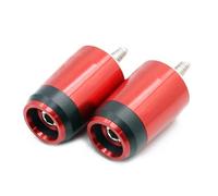ZhyoNgFu Slider Tappo Terminale Barra per R1200RT R1200RT R1200RT Moto Manopole Manubrio 7/8''22mm Tappi Copri estremità Manopole Manubrio(Rosso)