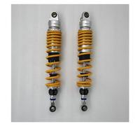 ZhyoNgFu Sospensioni Ammortizzatori 2 Pezzi 320MM 330MM 340MM 350MM 360MM 370MM 380MM 390MM 400MM Ammortizzatore Posteriore Moto per KH100 KH125 RS100 RS125 XL500S(380MM-O)