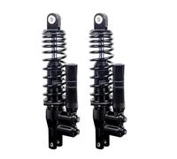 ZhyoNgFu Sospensioni Ammortizzatori Ammortizzatore Posteriore Invertito per Moto da 290 A 360 Mm, Precarico, Smorzamento Gas Regolabile per Cygnus-X, Nmax, Nmax Aerox 155(Nero,335mm)