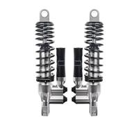ZhyoNgFu Sospensioni Ammortizzatori Ammortizzatore Posteriore Invertito per Moto da 290 A 360 Mm, Precarico, Smorzamento Gas Regolabile per Cygnus-X, Nmax, Nmax Aerox 155(Silver Black,335mm)