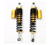 ZhyoNgFu Sospensioni Ammortizzatori Ammortizzatori Ad Aria per Motociclette con Molla da 340 Mm, 350 Mm, 360 Mm, 365 Mm, 370 Mm, 375 Mm, 380 Mm, 8 Mm, per KA-saki Ya-ha(340mm)