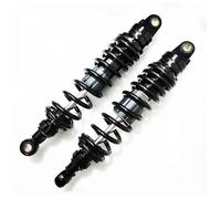 ZhyoNgFu Sospensioni Ammortizzatori Una Coppia di Ammortizzatori A Molla per Moto da 330 Mm, 340 Mm, 350 Mm E 360 Mm, con Regolazione della Sospensione Posteriore per Ya-ha H-da S-Ki(340mm)