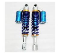 ZhyoNgFu Sospensioni Ammortizzatori Una Coppia di Ammortizzatori Posteriori Universali per Forcella da 340 Mm E 350 Mm per Moto E Scooter, per H-da Ya-ha S-Ki KA-saki B-W ATV(350mm)