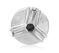 ZhyoNgFu Tappo Dell'olio Motore Motocicletta per 450SS 450Ss 450 SS SS 2022 2023 2024 Accessori per Moto M19*2.5 Tappo del Serbatoio del Carburante per La Coppa Dell'olio Motore(d'Argento)