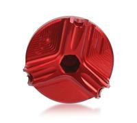 ZhyoNgFu Tappo Dell'olio Motore Motocicletta per 650NK 650 NK 2018-2020 2021 2022 2023 2024 Accessori per Moto Tappo Serbatoio Carburante Coppa Olio Motore(Rosso)