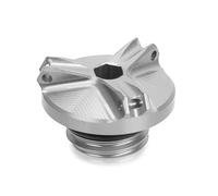 ZhyoNgFu Tappo Dell'olio Motore Motocicletta per 800NK 800 NK 800-NK 800 Nk NK 2023 2024 2025 M19*2.5 Accessori per Moto Tappo Serbatoio Carburante Coppa Olio Motore(d'Argento)
