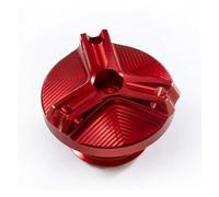 ZhyoNgFu Tappo Dell'olio Motore Motocicletta per Bandit 400 600 650 1200 1250 1250S Bandit650 Bullone Tappo Olio Motore Moto Accessori di Protezione Tappo di Rifornimento Carburante(Rosso)