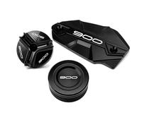 ZhyoNgFu Tappo Dell'olio Motore Motocicletta per Z900 Z 900 2017-2024 2020 2021 2022 2023 Protezione Tappo di Riempimento Olio Serbatoio Principale Cilindro Liquido Freni(Nero,A)