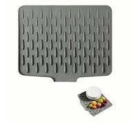 ZHYTUAL Tavolo a Prova di Perdite in Silicone Cuscinetto di Protezione Top Tappetino Scolapiatti Cuscinetto per Scarico Tappetinos Scolapiatti Assorbente Tappetino Silicone Impermeabile e Non Slitta