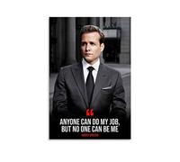 ZHYU Suits TV Play Harvey Specter Poster Quadro decorativo su tela da parete per soggiorno, camera da letto, 40 x 60 cm