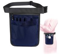 ZHYUAN Borsa da infermiera,Borsa da infermiera nera,Marsupio Infermiera,Marsupio da infermiera regolabile,Borsa multifunzionale per infermiere,per Forbici, Garza e Altre Forniture Mediche
