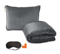 ZHYUAN Coperta da viaggio,Morbido e caldo Coperta da viaggio 2 in 1,con maschera per gli occhi e tappi per le orecchie,Coperta da Viaggio per Aereo,per Viaggi aerei Viaggi d'affari e Ufficio