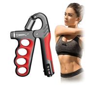 ZHYUAN Hand Grip Resistenza Regolabile 5-100kg, Allenamento della Forza di Presa con Contatore, Attrezzo per Esercitare Le Dita, Resistenza regolabile 5-100 kg pinza manuale per allenamento muscolare