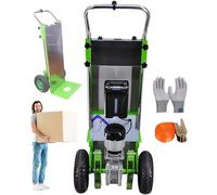 zhyunvd Carrello Elettrico per Salire Le Scale, Carrello Elettrico per Salire Le Scale in Lega di Alluminio, Carico Sicuro 200 Kg/440 Libbre, Adatto per La Distribuzione Logistica del Magazzino 32A