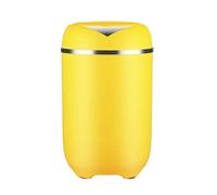 zhyunvd Piccola Lavatrice Portatile per la,Calzini,Piccoli Oggetti,Piccola Lavatrice Completamente Automatica per Calzini Intimi da per Appartamenti E Piccoli Spazi Orange Yellow