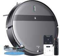 zhyunvd Robot Lavapavimenti E Aspirapolvere,Robot Aspirapolvere Lavapavimenti,Pulizia Approfondita con Spazzola Laterale,Autocaricante,Wi-Fi/App,120 Minuti,per Pulizia Domestica/Peli Animali A