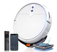 zhyunvd Robot Lavapavimenti E Aspirapolvere,Ultra Complete Robot Aspirapolvere,Pulizia Approfondita con Spazzola Laterale,per Pulizia Domestica/Peli Animali A