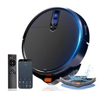 zhyunvd Robot Lavapavimenti E Aspirapolvere,Ultra Complete Robot Aspirapolvere,Pulizia Approfondita con Spazzola Laterale,per Pulizia Domestica/Peli Animali B