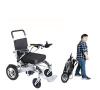 zhyunvd Sedia A Rotelle Elettrica Leggera per Anziani,Sedia A Rotelle Elettrica Ultraleggera per Adulti Sedia A Rotelle Elettrica Pieghevole in Alluminio,Leggera, Pieghevole A,20A