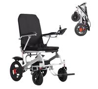 zhyunvd Sedia A Rotelle Elettrica Pieghevole in Alluminio,Sedia A Rotelle Elettrica Pieghevole,Sedia A Rotelle Elettrica Leggera per Anziani,Autonomia di 20Km,Peso 25.7 kg,120Kg Portanti 20A