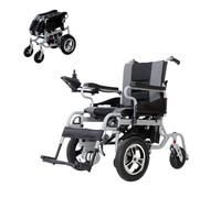 zhyunvd Sedia A Rotelle Elettrica Pieghevole,Sedia A Rotelle Elettrica Ultraleggera per Adulti,Sedia A Rotelle Elettrica Leggera per Anziani,Leggera, Pieghevole,capacità Massima 150 kg 30a