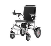 zhyunvd Sedia A Rotelle Elettrica Ultraleggera per Adulti,Sedia A Rotelle Elettrica Pieghevole Leggera Slim,Telaio in Alluminio,Carrozzina ELETTRICA per Disabili Ed Anziani 20A