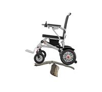 zhyunvd Telaio in Alluminio Carrozzina ELETTRICA per Disabili Ed Anziani,Sedia A Rotelle Elettrica Pieghevole Leggera Slim,Sedia A Rotelle Elettrica Ultraleggera per Adulti 12A