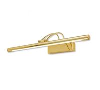 Zi Yang American Luce dello Specchio 12W LED Luce del Bagno Lampada da Specchio Impermeabile Luce dell'Armadio 4500K Lampada a Muro Luce dell'immagine Luce per Specchio per Il Trucco 63 cm,d'oro