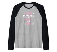 Zia Alimentato Dall'amore E caffè Maglia con Maniche Raglan