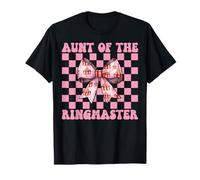 Zia del Ringmaster Auntie Circus Carnival Tent Coquette Maglietta