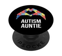 Zia dell"autismo Va bene essere diverso mese di consapevolezza dell"autismo PopSockets PopGrip Adesivo