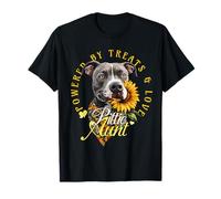 Zia pitbull alimentata da prelibatezze e amore Maglietta