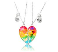 ZIAFRPN 2pcs Collana Magnetica A Forma di Cuore per Donne Uomini Cartoon Farfalla Charms Collana Gioielli Fai da Te Accessori Regali 2025