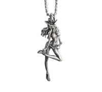 ZIAFRPN Alla moda e squisito cappello ragazza dai capelli lunghi ciondolo collana partito partito gioielli accessori per uomini e donne