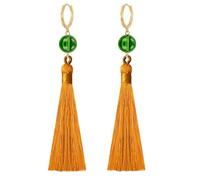 ZIAFRPN Anime Akatsuki No Yona Principessa Orecchini Yona of Dawn Haku Perline Verdi Nappa Orecchini Cosplay Gioielli Puntelli per Le Donne