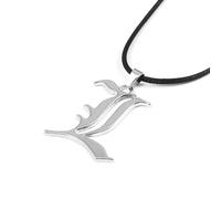 ZIAFRPN Anime Death Note Sign Collane Decorazione Lettera L Ciondolo Collana per Donne Uomini Cosplay Gioielli Accessori Regalo