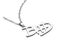 ZIAFRPN Artista di Moda Cantante Bad Collana Rock Roll Eterno Classico MJ Ciondolo Charm Punk