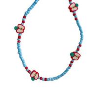 ZIAFRPN Boemia Perline Colorate Catena Girocollo Collana per Donne Uomini Ragazze Bella Piccolo Fiore Accessori Collane Gioielli Regali