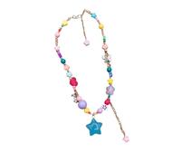 ZIAFRPN Boho KPOP Colorato Sugar Star Nappa Pendente Girocollo Collana per Le Donne Dolce Amore Cuore Catena Estetica Y2K Accessori Gioielli