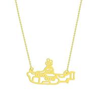 ZIAFRPN Carino Piccolo Sottomarino Ciondolo Collana per Le Donne Uomini Ragazze Dainty Hollow Navy Submarine Charm Choker Catena Coppia Gioielli Regalo