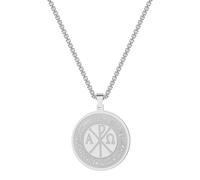 ZIAFRPN Chi Rho E Costantino Croce Amuleti Uomini Collana Gioielli Croci Greche Ebraiche Collana