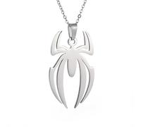 ZIAFRPN Ciondolo Collana A Forma di Ragno per Uomo Donna Amante degli Insetti Regalo Gioielli Punk Hip Hop Accessori per Il Partito