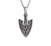 ZIAFRPN Collana Adventure King Killer Queen's Arrow Pendant Collana Adatto per Uomini e Donne Cosplay Anime Lovers Coppia personalità Regalo Moda