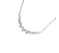 ZIAFRPN Collana da Donna Moderna Accessori Eleganti Feste Abbigliamento Quotidiano Gioielli Versatili Collane cubiche abbaglianti