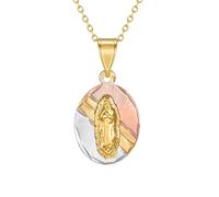 ZIAFRPN Collana da Uomo Charm Ciondolo Collana per Donna Uomo, Unisex Fede Gioielli Collare Moda