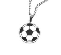 ZIAFRPN Collana Moda Ciondolo Calcio Charm Collana Uomo mas Regalo San Valentino Protector Gioielli Accessori Moda