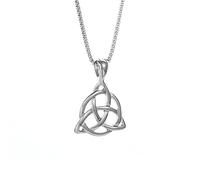 ZIAFRPN Collana retrò Nordico Celtico Trinità Nodo Ciondolo Collana Adatto per Uomini e Donne Personalizzato Charm Moto Accessori Regali Moda